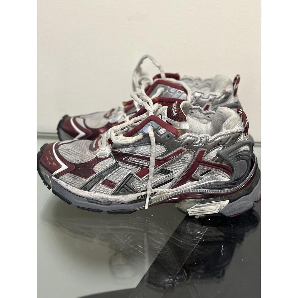 Balenciaga Maroon Runners